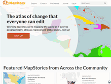 Tablet Screenshot of mapstory.org